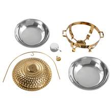 Gold Stove, Hanging Lid Dining Stove, Diamond Hanging Lid Stove For Buffet, Party , Camping,Chafing Dish, - Gold - View 10