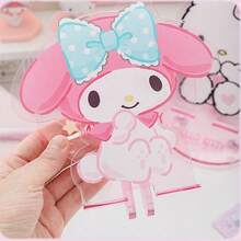 Hello Kitty & My Melody Sweetheart Series Multifunctional Stand - Phone Stand, Desktop - Friendly Cute Phone Holder, Multifunctional IPad And Tablet Stand, Bedside Lazy Bracket, Portable And Foldable - Multicolor - View 2