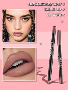 Misslyn Långvarig läppenna, högpigmenterad läppfärg, infällbar gel-läppenna, smidig applicering, naturlig makeup-effekt, kan vässas med en pennvässare för ideal form, hög färgåtergivning, skapar naturlig läppmakeup, långvarig slät ultrafin, matt läppenna, kladdar inte, år 2000-makeup, lämplig för fest, strand, resor, semester, camping, utomhusaktiviteter, rosmode