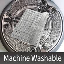 1pc Square Anti-Slip Massage Bath Mat, Waterproof PVC Material With Suction Cups, Non-Slip Bathroom Tub Mat - Multicolor - View 6