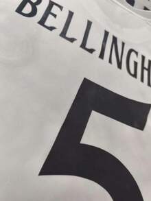 Soccer Jersey 25 26 Home No.5 Bellingham Short - White - View 2
