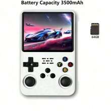 R36S Retro Handheld Game Console, Linux System, 3.5" IPS Screen, Portable Pocket Video Player, Mini Game Player, Built-In 15,000+ Games - Multicolor - View 15