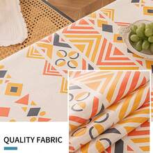 1件波西米亚风格防水防油长方形桌布，带流苏，家居装饰 - 波希米亞-千尋 - 查看 10