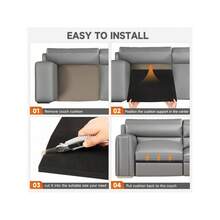 22 英寸 X 22 英寸沙发垫支撑，适用于下垂坐垫，40D 高密度泡沫沙发，沙发垫支撑，适用于下垂座椅，黑色 - 黑色 - 查看 7