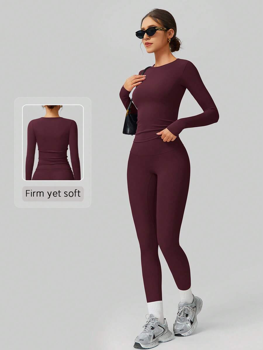 NcmRyu 1 套女式弹力紧身骑行服、舞蹈服、健身服、瑜伽运动服