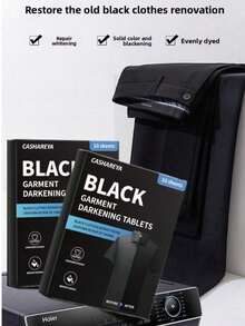 New Clothing Blackening Sheets, Laundry Sheets For Clothes Color Fixation, Freshness Restoration, Fading Repair, Brightening, Blackening Sheets, Household Essential, Reviving Old Black Clothes