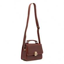 New Collection Women's Mini Crossbody And Hand Bag - 鏽棕色 - 查看 10