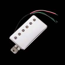 Pastilla de puente Humbucker de Alnico de tono clásico de 5 paf para guitarra eléctrica - Blanco - Ver 9