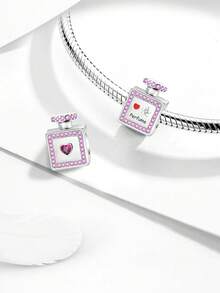 1Pc Fashionable Perfume Collection Charm Bead Fit For Women Bracelets Bangles DIY Jewelry Making And Daily Outfit Matching Jewelry Decoration For Girls