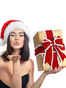 1pc, 1m/2m/5m/10m Christmas Red White Border Packaging Tapes, DIY Decoration, Christmas Tree Bow , Christmas Gift Packaging Ribbon, Suitable For Holiday, Party, And Birthday Gift Decoration