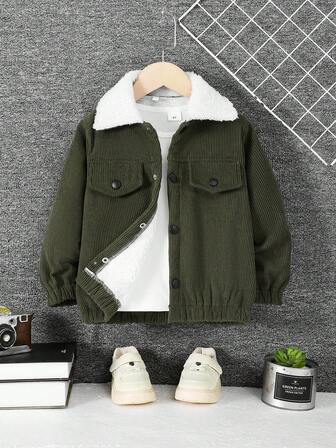 Young Boy Casual Thermal Lined Warm Winter Jacket