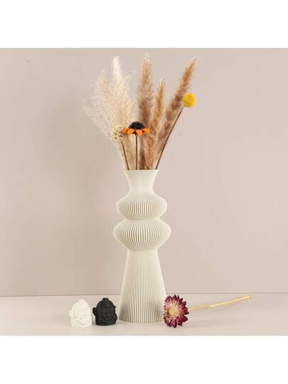 Moderne Minimalist Plastic Vase, Living Room, Study, Office Or Showroom Creative Perfect Flower Arrangement, Adding Touch Of Elegance To Any Space Birthday Graduation Home Back School Room Supplies Vase Glass view 10