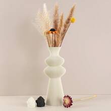 1 Modern Minimalist Plastic Vase, Suitable For Living Room, Study, Office Or Showroom - Creative Vase, Perfect For Flower Arrangement, Adding A Touch Of Elegance To Any Space Gifts Birthday Graduation Home Decor Back To School Room Decor School Supplies Flower Vase Glass Vase