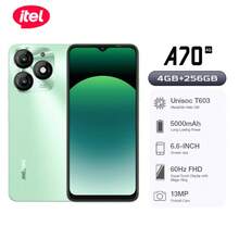 itel A70 256GB+4GB，6.6英寸高清+超窄底框+侧指纹+旗舰复合板外观，5000mAh长续航+Type-C 10W快充 - 綠色 - 查看 1