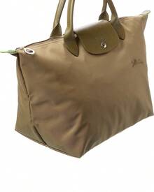 Longchamp Le Pliage Green Medium Canvas Handbag - màu xanh lá - Xem 4