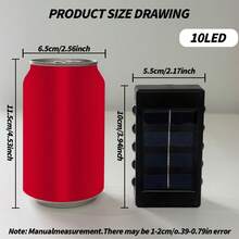 4/6 Stücke Solar betriebene 10 LED Auf- und Abwärts Beleuchtung Konvexe Wandleuchte, Outdoor Garten Hof Dekor Wegbeleuchtung, geeignet für Garten, Hof, Blumenbeet, Innenhof