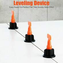 100pcs Floor Wall Tile Levelling System Leveler Tools Set Kit Reusable Construction - 100 5-15 mm - View 9