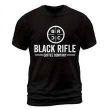 Black Rifle Coffee Company Logo T-Shirt, Made In USA, Sizes S-5XLSoft And Comfortable - màu đen - Xem 1