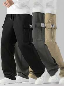 1PC Men's Sports Work Pants, Suitable For Outdoor Travel, Multi Pocket University Style Work Pants, Gifts For Boyfriends And Husbands, Fall