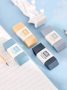 1 Stück einfacher Radiergummi, hochwertige weiche Reinigungsstationery, Stationery-Tasche, Bleistiftradier für Schule und Büro, Zeichenradierer, Kunst-Radierer, sauber und entfernt ohne Papier zu beschädigen, geeignet für den täglichen Gebrauch von Kindern, Schulsaison Zubehör