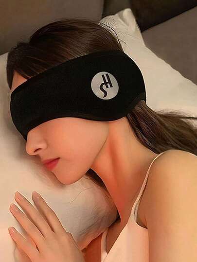 1pc Sleep Soundproof Ear Muffs, Adjustable Hook And Loop Eye Mask, Multifunctional Eye Mask And Ear Cover, With Earplugs, For Noise Blocking Without Pressing Ears, Adjustable Sports Headband, Cold Weather Protection, Suitable For Sleeping, Napping, And Night Use Throughout The Year.For Bedroom, Travel, Office, School, Outdoor Activities Winter Accessories