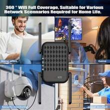 1200Mbps Wi-Fi Signal Booster Amplifier, WiFi Extender For Home And Office WiFi 2.4GHz&5GHz Wireless Repeater, 4 Antennas 360° Coverage, With AP/Repeater Mode