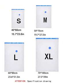 5/3/1 Set Kleidung Kompressionsverpackungsbeutel, Vakuum-Kompressionsbeutel, transparente Kompressionsbeutel, Reise-Kompressionsbeutel, Vakuumbeutel, Vakuum-Aufbewahrungsbeutel geeignet für Kleidungsaufbewahrung, Bettdeckenaufbewahrung, Kofferaufbewahrung, Weihnachtskleidungsaufbewahrung, Reiseaufbewahrung, Studentenwohnheim Reisegarderobe, tägliche Notwendigkeiten, Reiseutensilien