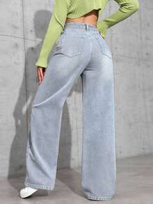 Women Jeans - Light Wash - View 3