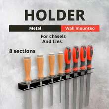 Organizador de herramientas montado en la pared, adecuado para taller, cobertizo, garaje, hogar, puede almacenar destornilladores u herramientas pequeñas