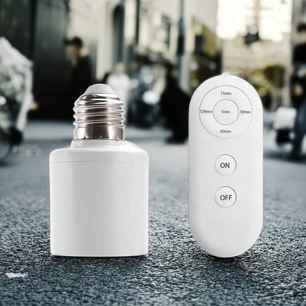 Ampoule à infrarouge à télécommande E27, avec télécommande, programmation intelligente, 5 modes, contrôleur sans fil (pile non incluse), culot à vis