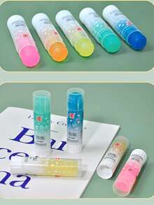 2支/套 无甲醛强力固体胶棒，学生专用，手工胶棒，适用于幼儿园、办公室，速干高粘度果冻胶，适合学生和儿童使用 - 彩色 - 查看 3