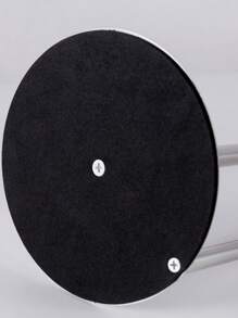 哑光黑色/金色/银色台面纸巾架，厨房卷纸架，带加重底座，适用于标准卷或大卷纸，不锈钢哑光黑金色纸巾架，独立式厨房卷纸架 - 銀色 - 查看 7