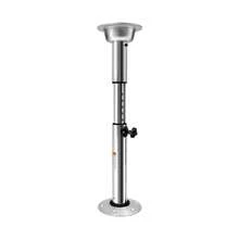 Removable Telescopic Alu Table Leg Adjustable Pedestal For Motorhome RV Camper - Silver - View 11