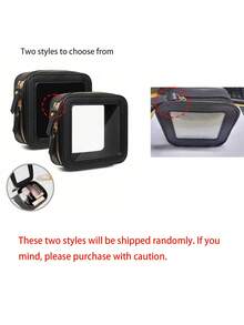 Clear Small Cosmetic Bag For Purse Clear Mini Makeup Bag For School Cute Clear Make Up Pouch For Travel Tiny Leather Black Make Up Organizer Case For Backpack Toiletry Bag Waterproof Square Pouch With Zipper, Pencil Case, Lipstick Pack Bag Makeup Bags