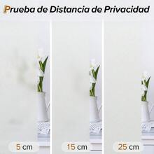 KingnetStore – Privacy Window Film – Transparent Film Without Adhesive, Static Cling, UV-Resistant, Decorative, Opaque, For Windows In Bathroom, Kitchen, Office, Bedroom – Width 140 Cm - Ancho 140cm - 查看 6