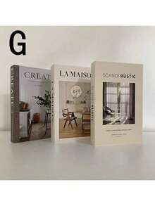 3pcs Vintage-Style Decorative Fake Books, Prop For Bookshelf Decor, Coffee Shop/Hotel, Photography, Film/Video