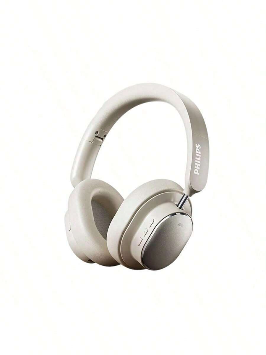 PHILIPS TAH5519 Kabelloses Gaming-Headset mit kräftiger Basswiedergabe, präziser Klangfeldpositionierung, langer Akkulaufzeit, leichtem Design, Cremeweiß - cremefarben - Übersicht 1