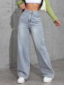 Women Jeans - Light Wash - View 7