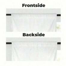 2 Panel 28"X40" Gothic Moth Curtains For Bedroom,Vintage Boho Mystery Moon Phase Vintage Hippy Flower Plant Star Butterfly Window Drapes For Living Room Kitchen, Home Decor, Boho Home Decor, Halloween Decorations - 白色 - 查看 3