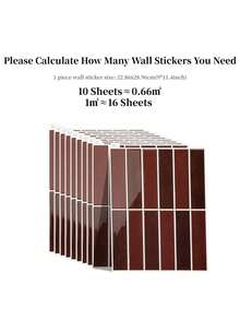 WalDecoo 4/10/20 片 11.4X9 英寸防水防油粘贴瓷砖，轻松升级风格，即剥即贴墙砖，适用于厨房后挡板/儿童房/家居装饰