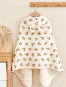 1 st mjuk badrock med huva för spädbarn, bärbar handduk 65*135 cm - Multifärgad - Visa 12