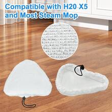 2/4/5Pcs Steam Mop Replacement Pads Compatible With H20/X5 And Most Steam Mop High Quality And Dust Cleaning Deeply Mop Replacement Pads For Kitchen Bathroom Cleaning Tools Cleaning Supplies Back To School