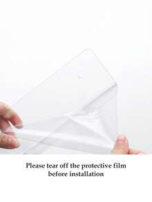 11.8英寸黑色亚克力壁挂式悬浮置物架，无需钻孔，隐形悬浮书架，儿童书籍展示架 - 黑色 - 查看 9