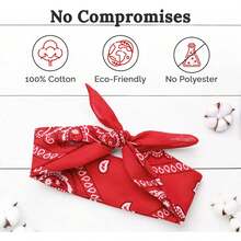 ¡RecomendadoZENO Bandana – 100% algodón y fibras naturales – Pañuelo sin poliéster – Calidad premium – Suave, duradera y lavable a máquina – Para hombres y mujeres – Unisex y niños – Paquete de 10¡Top de Temporada - Blanco - Ver 7