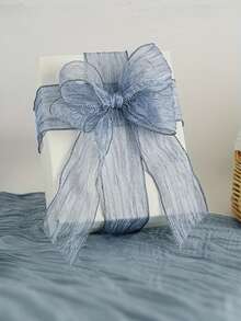 10 Yards-Dusty Rose Wired Crinkle Ribbon For Bow Making,Gift Wrapping, Wreaths & Christmas Tree Bows,Soft Pink Shimmery Metallic-Like Texture, Elegant Wrinkled Surface, DIY Crafts, Holiday Home Decor, Wedding & Party Decorations, Crepe Paper-Like Ribbon,Fish Tail Organza Ribbons,Bows,Headpieces,Garments Accessories