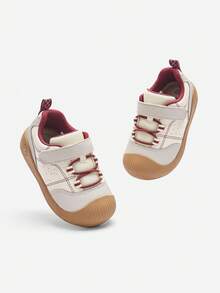 Balabala Baby Outdoor Shoes 2025 Spring/Autumn Anti-Slip Walking Shoes - White and Red - View 4