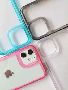 Disney Transparent Case With Colorful Edges – Protection And Style For Your Cell Phone - Màu tím - Xem 7
