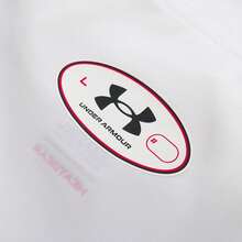 Under Armour HEATGEAR Compression Shirt, Moisture-Wicking, Lightweight, Stretchy Men's Training & Fitness Top - White - View 5