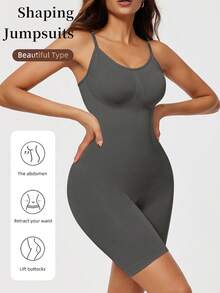 2025 Women's Tights Suspender Body Shaping Bodysuit Seamless Hip Lifting Body Shaping Belly Belt Postpartum Body Belt Solid Color Belly Slimming Pants Yoga Corset Casual Simple Home