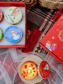 Set di candele profumate, set di candele aromaterapia, set di candele profumate natalizie, candele profumate natalizie, set regalo di candele profumate, per matrimonio, compleanno, festività, bomboniere matrimonio, candele aromaterapia per casa, regalo di San Valentino, decorazione hotel, Buon Natale, decorazione camera, regali, scatola regalo creativa per amici e famiglia, decorazioni natalizie per la casa, regali di Natale